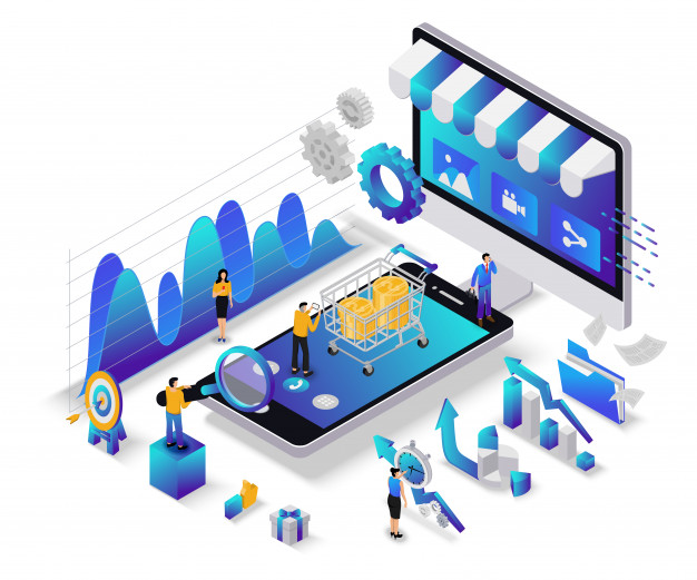 flat isometric digital marketing concept with character 68094 151 - AR Innovations