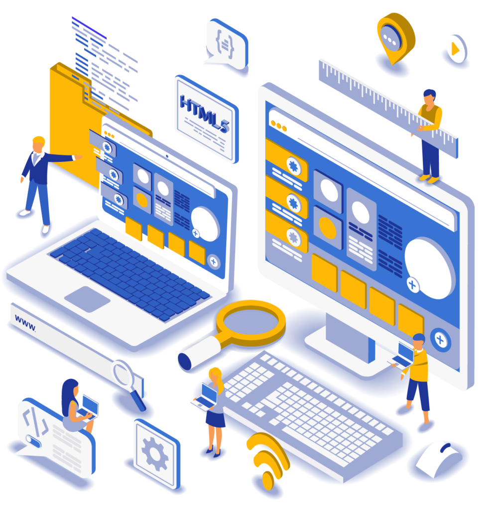 5 Challenges for Businesses with AWS - AR Innovations web design isometric 1000x1024 1 - AR Innovations